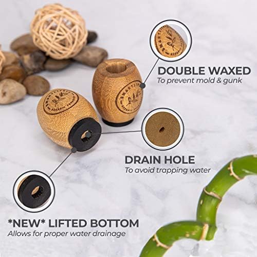 SmartLifeco Bamboo Toothbrush Holder - Eco Friendly