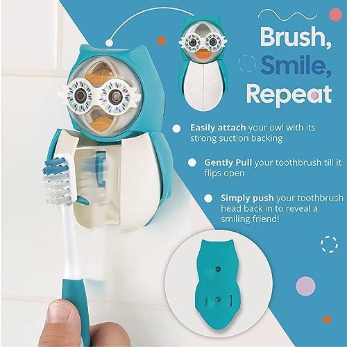 Flipper Owl Toothbrush Cover Green