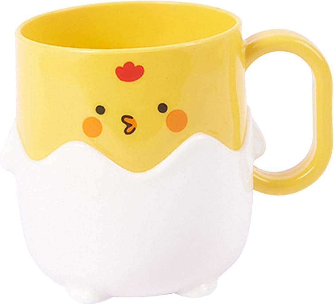 Cartoon Toothbrush Cup - Portable Drop-Resistant
