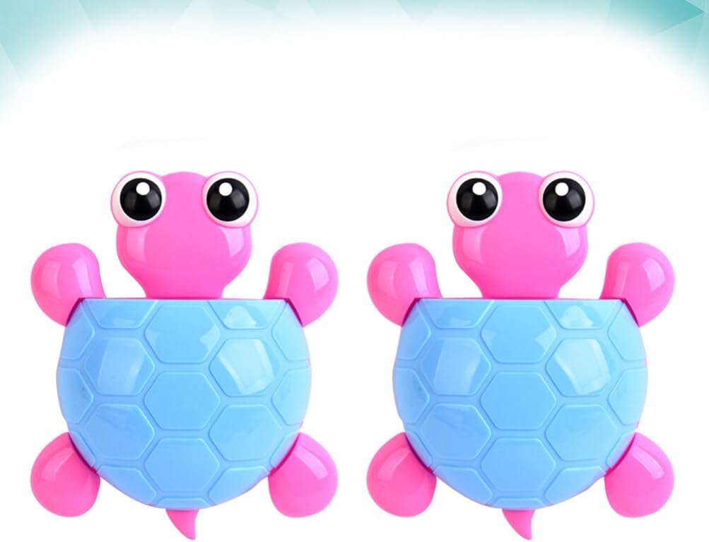 Zerodeko 2PCS Cute Turtle Toothbrush Holder for Adults Kids