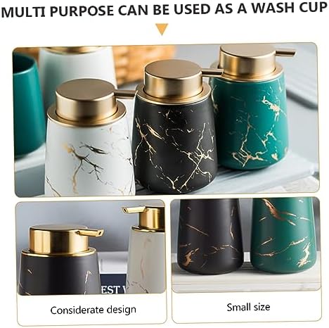 Elegant Bathroom Set - Toiletry Cup Dispenser Toothbrush Holder