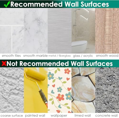 Strong Adhesive 2-Pack Replacement for Shower Caddy