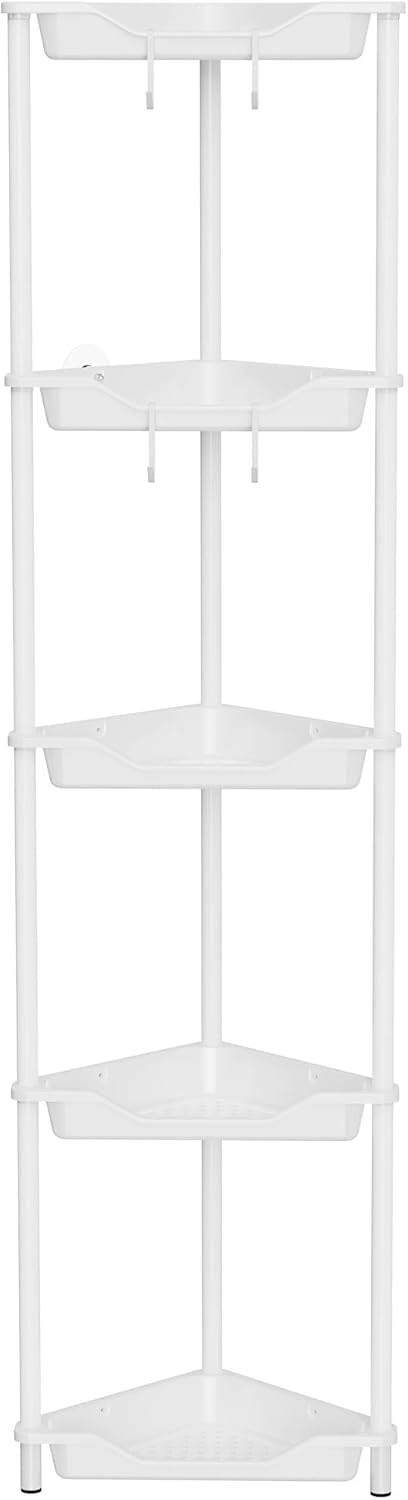 Orimade Rustproof 5 Tier Corner Shower Caddy Organizer