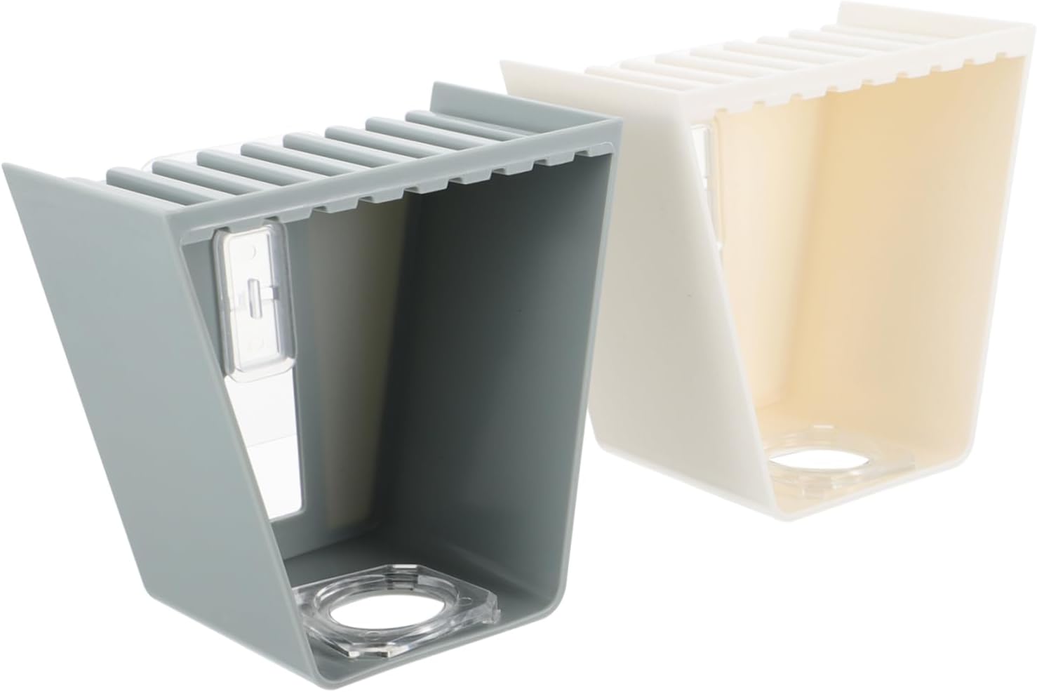 2pcs Wall Mounted Shampoo Hooks for Bathroom Storage