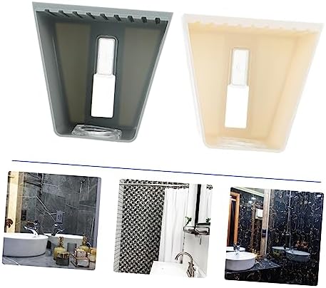 2-Piece Wall-Mounted Storage Racks for Bathroom