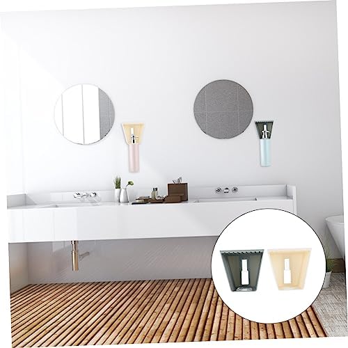 Wakauto 2pc Wall-Mounted Shampoo Hooks