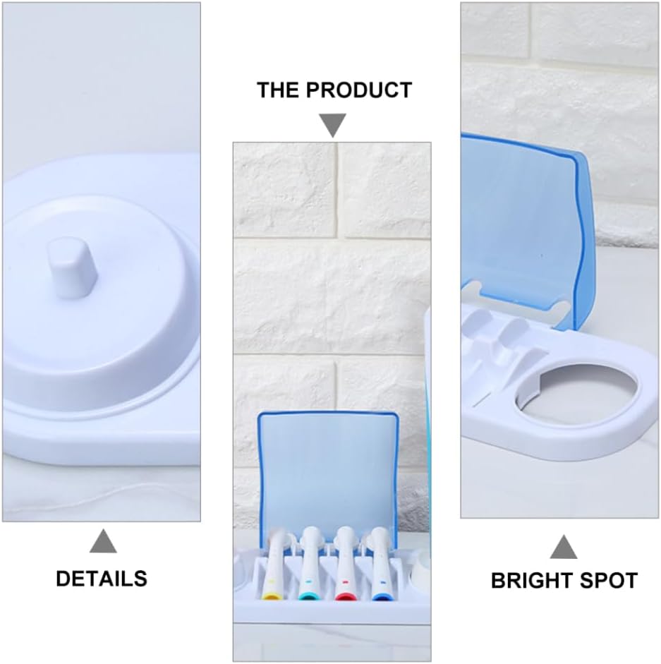 PRETYZOOM Electric Toothbrush Holder with 2 Brush Slots for Travel