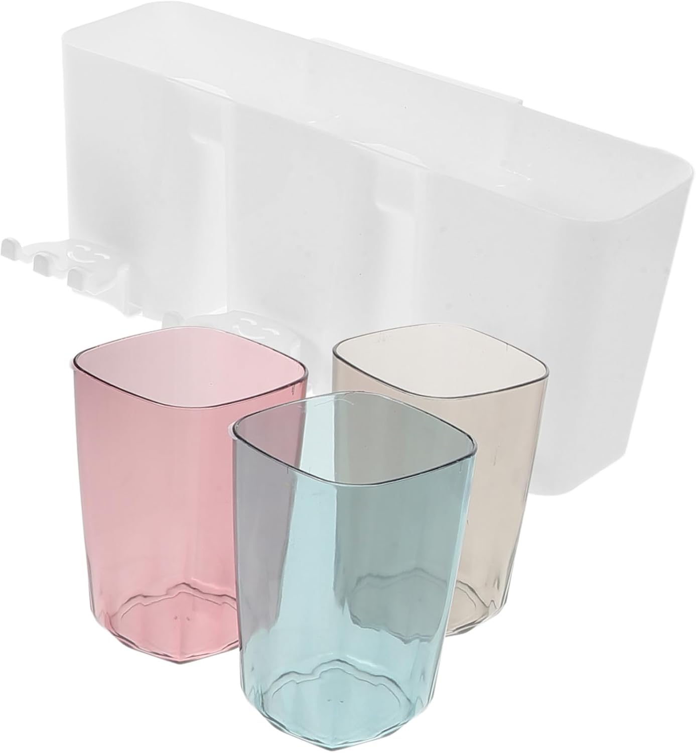Space-Saving Wall Toothbrush Toothpaste Holder Set of 3