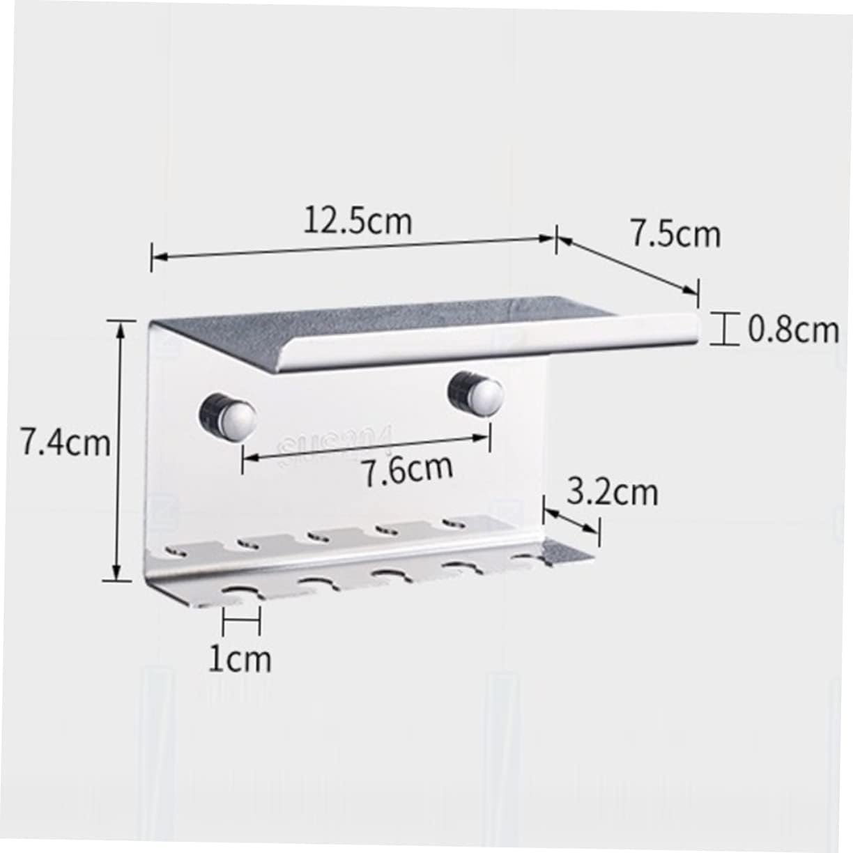 KONTONTY Wall Mounted Toothbrush Holder