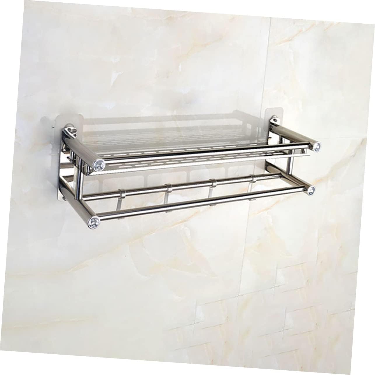 Stainless Steel Bathroom Storage Holder for Organization