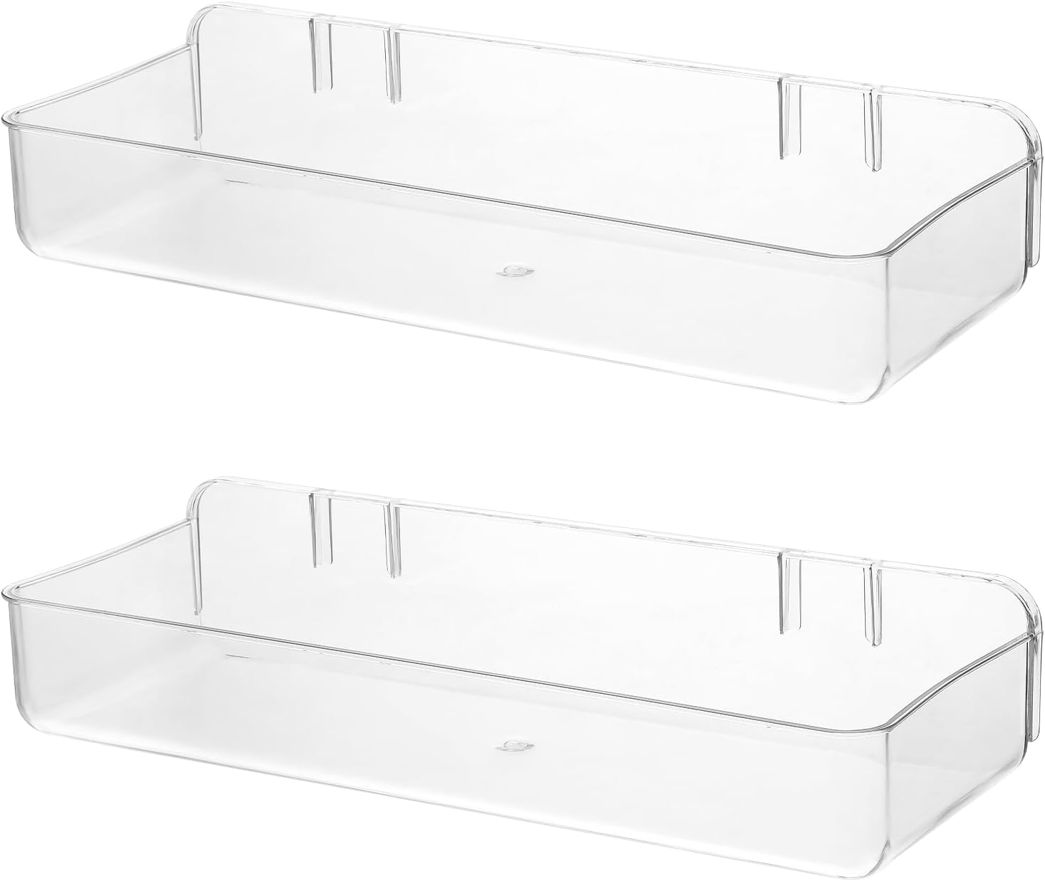 Wall-Mounted Acrylic Shower Caddies