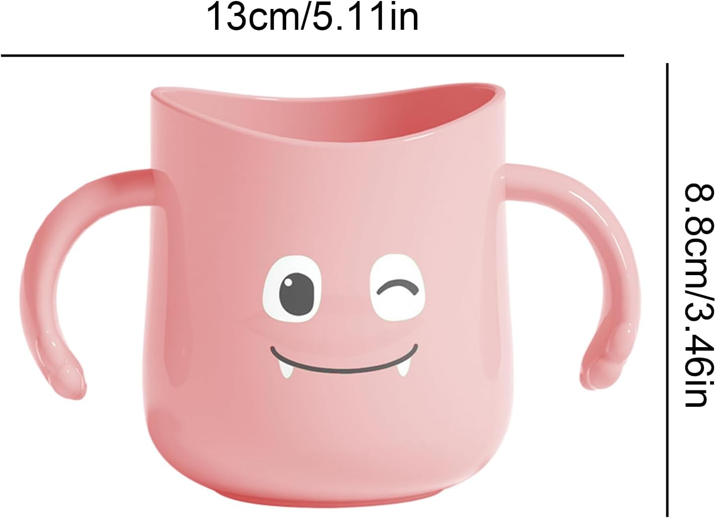 Awakentti 2 Pcs Kids Toothbrush Cup with Dinosaur Design