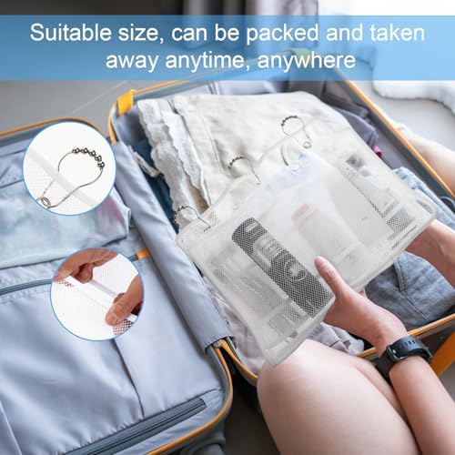 Durable Mesh Shower Caddy for RV Cruise Bathroom Storage