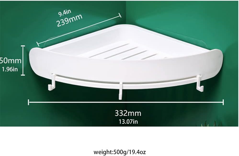 Magik 1-2Pc Triangular Shower Shelf Corner Storage Rack
