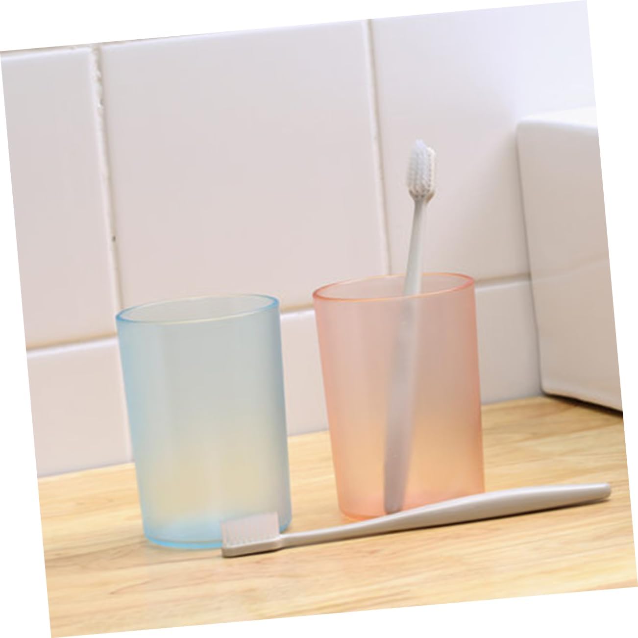 Stylish Functional Toothbrush Travel Cup for Adults