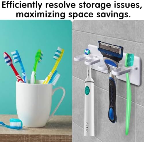 Ridegeek Toothbrush Holder Wall-Mounted