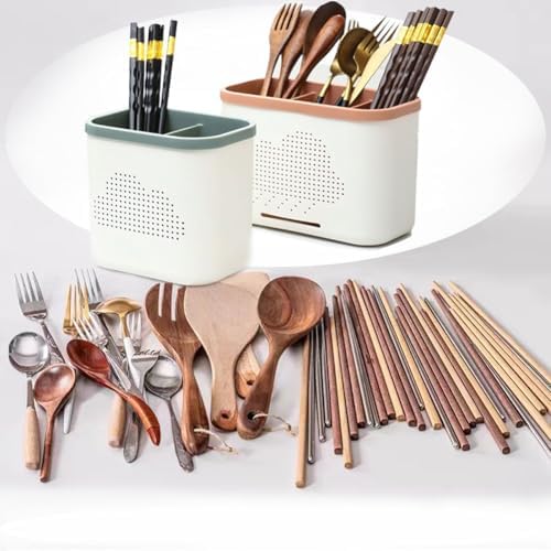 3 Slots Toothbrush Holder with Drainage and Storage
