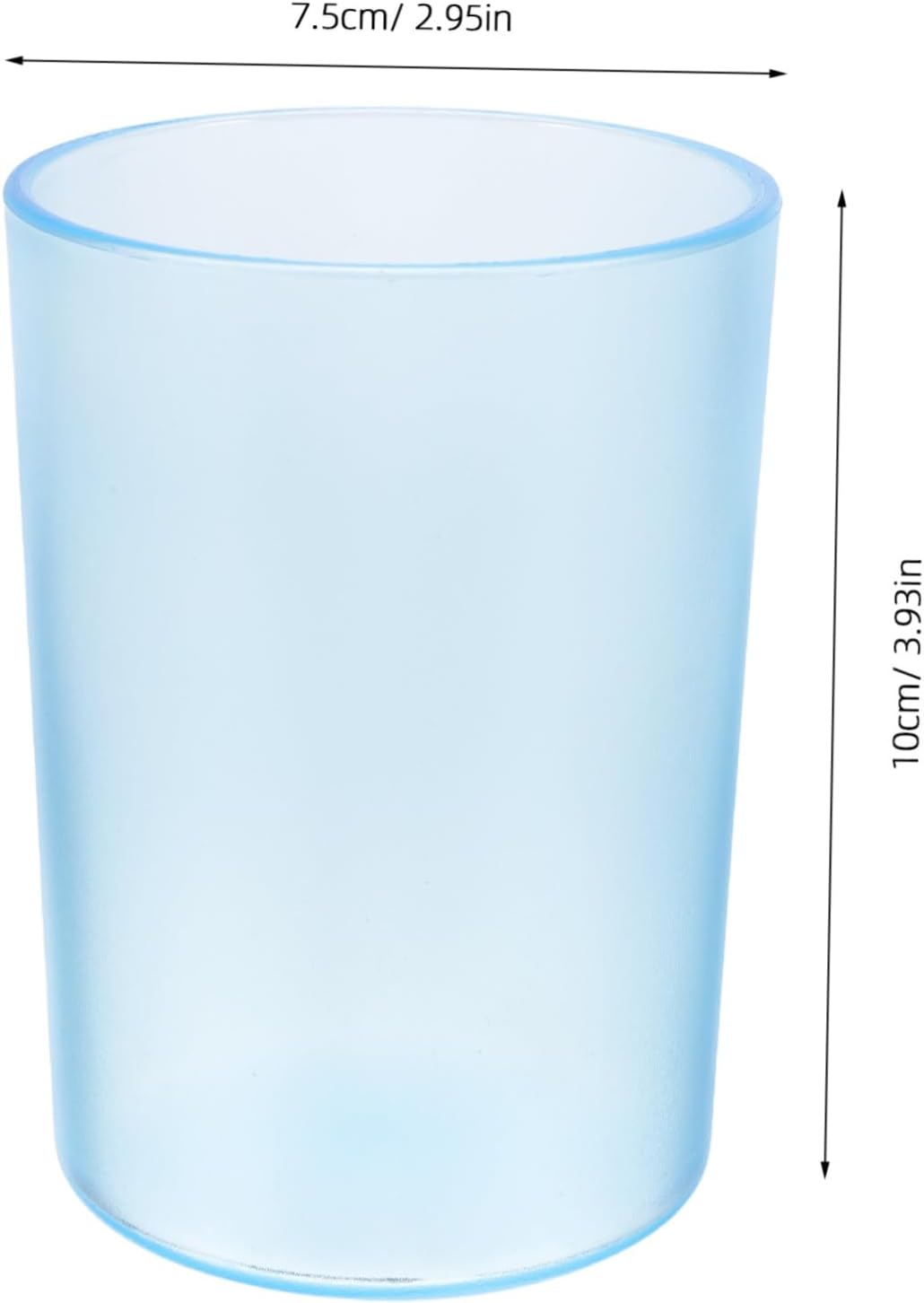 Elegant Transparent Toothbrush Cup