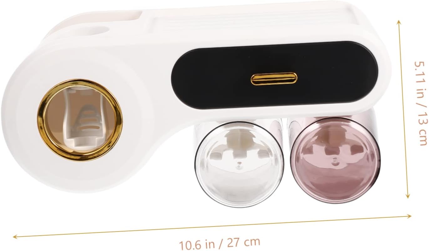 Multi-Use Wall-Mounted Organizer for Toothbrushes More