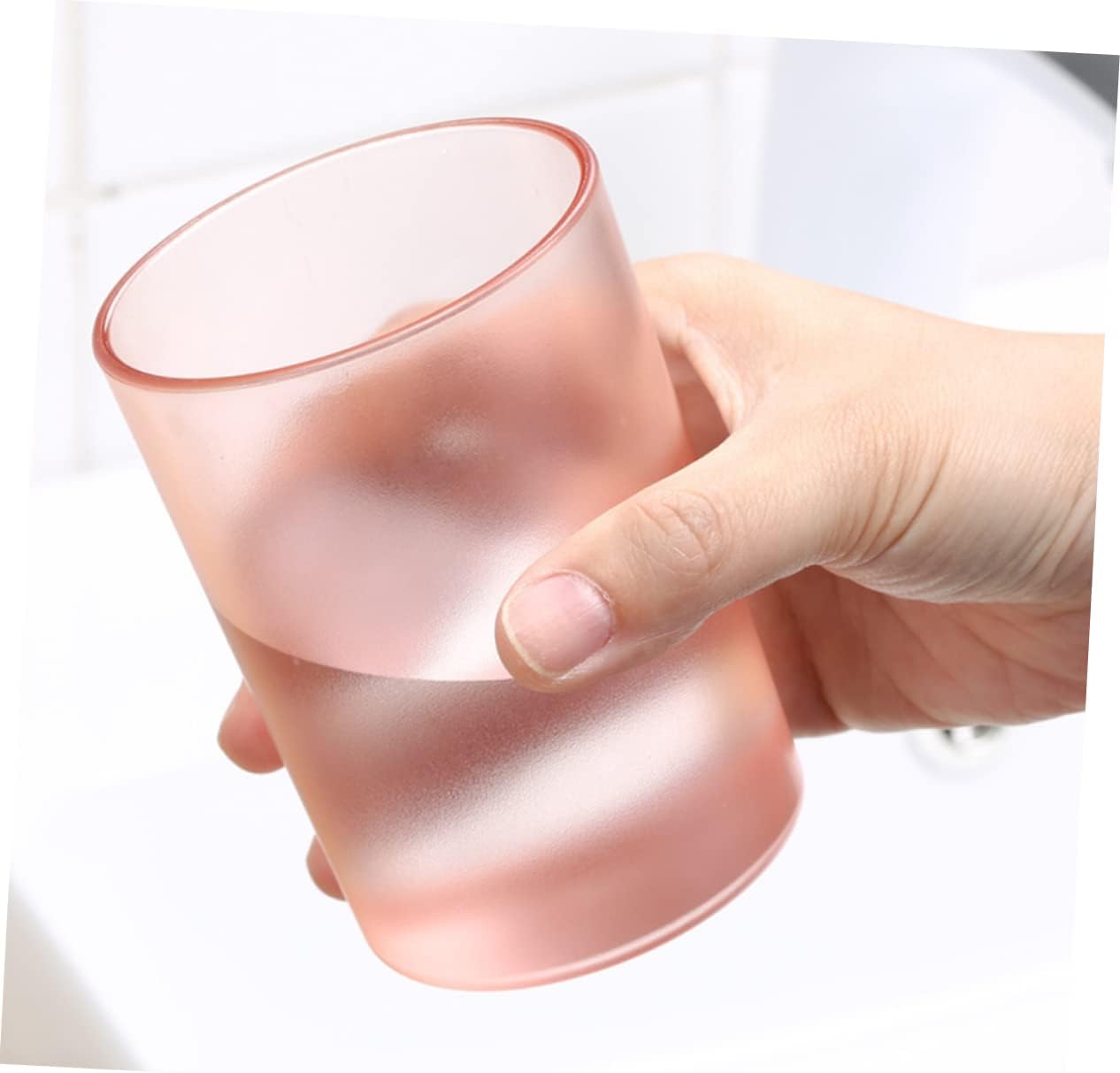 Transparent Toothbrush Cup Gargle Mug for Adults Boys and Girls Home Use
