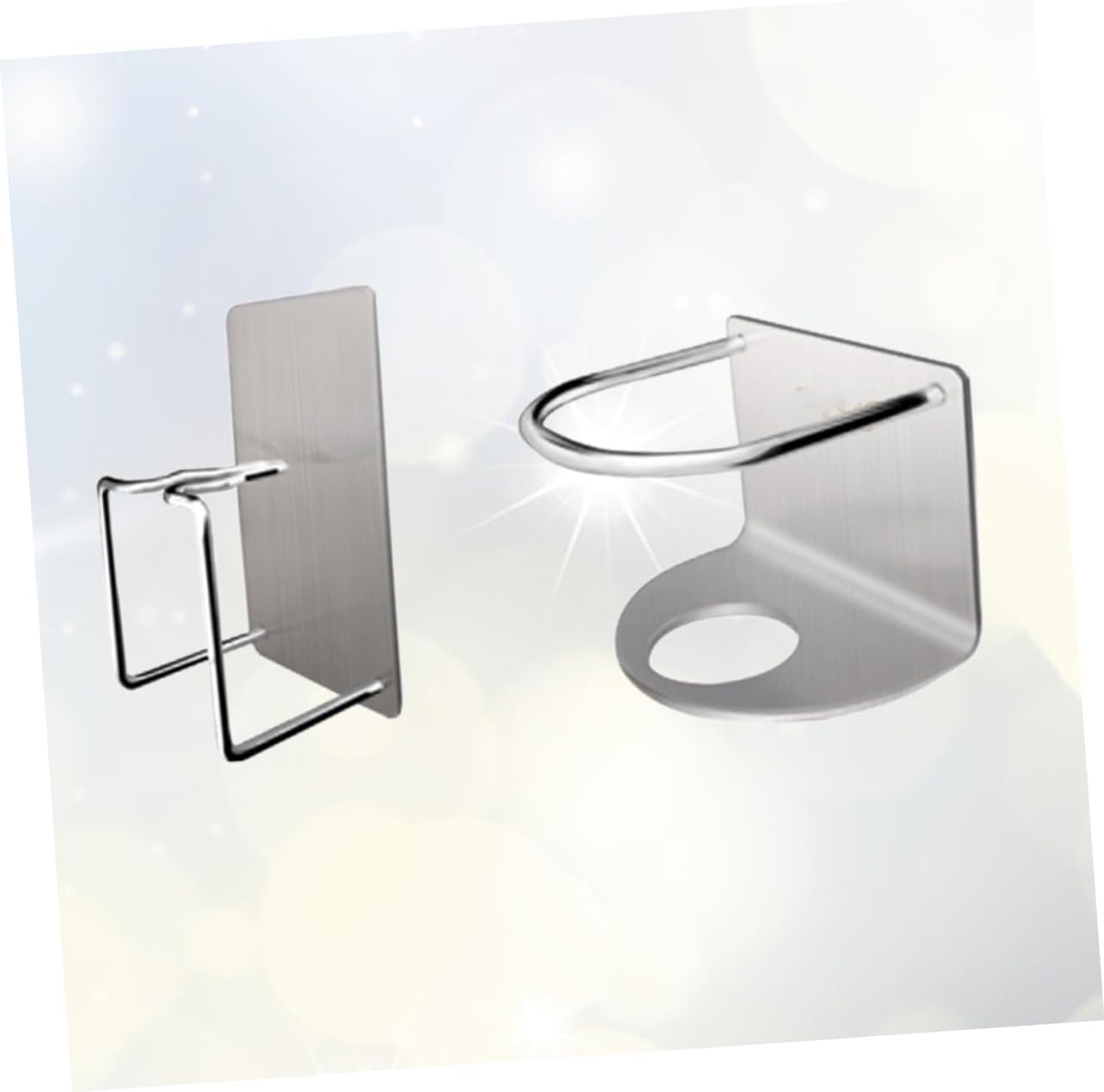 Space-Saving Stainless Steel Toothbrush Holder