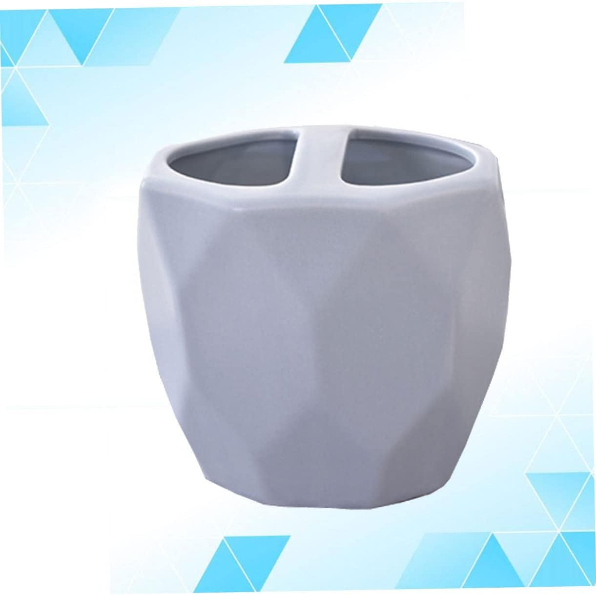 Elegant Ceramic Artistic Toothbrush Holder Modern Design Practical Stylish for your Bathroom