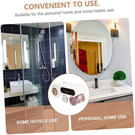 PRETYZOOM Wall Mounted Toothbrush Holder