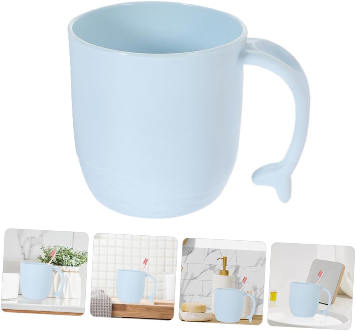 Cute Toothbrush Cups PP Material Easy to Clean for Kids