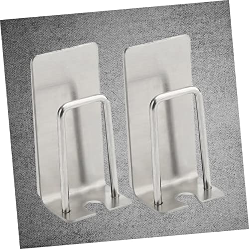 Zerodeko 2-Pack Stainless Steel Toothbrush Oral Care Holder Organizer No Drilling Required