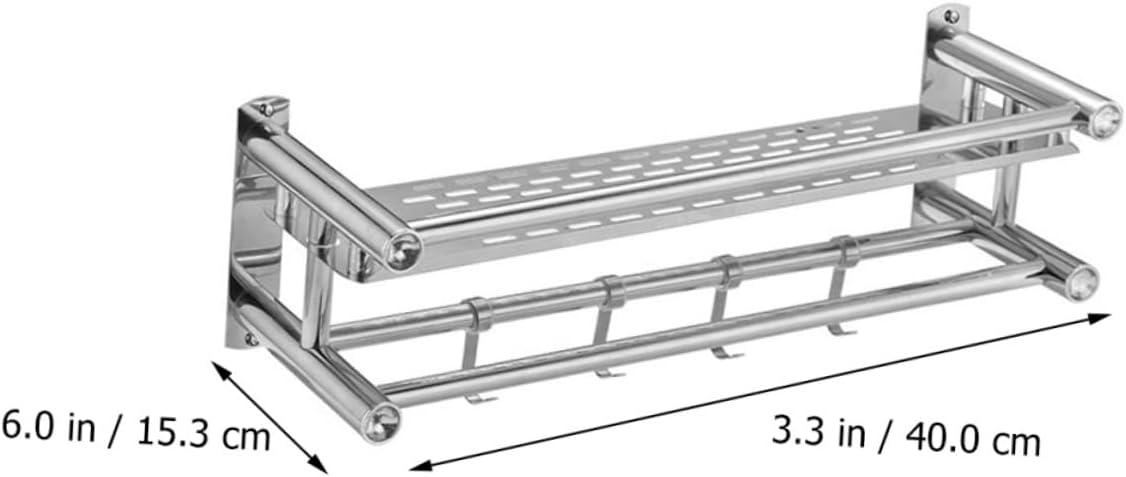 BrightFufu Stainless Steel Bathroom Shower Rack