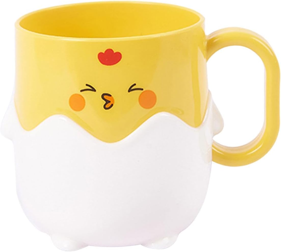 Cartoon Chicken Toothbrush Cup Reusable Portable