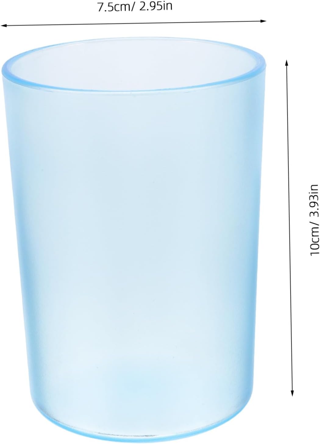 Sturdy Plastic Toothbrush Cup Portable for Adults and Kids