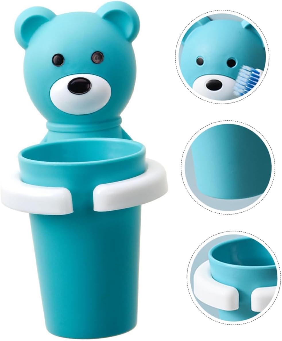 Housotel Toothbrush Holder for Kids Durable Wall-Mounted Storage Solution