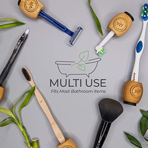 SmartLifeco Bamboo Toothbrush Holder - Eco Friendly