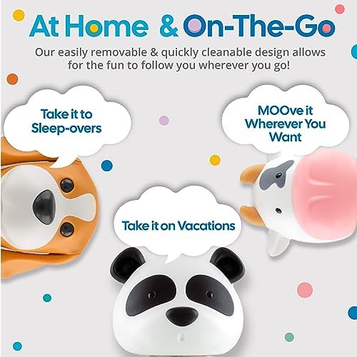 Flipper Fun Animal Toothbrush Cover - Suction Cup Holder for Kids