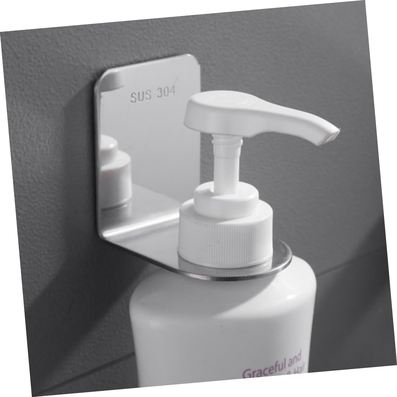 Luxshiny Practical stainless steel shower shampoo rack