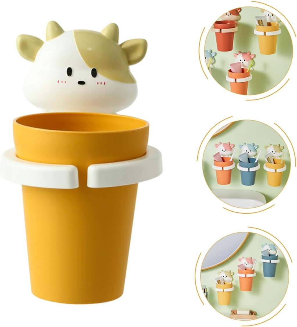 Cartoon Cow Gargle Cup Toothbrush Holder