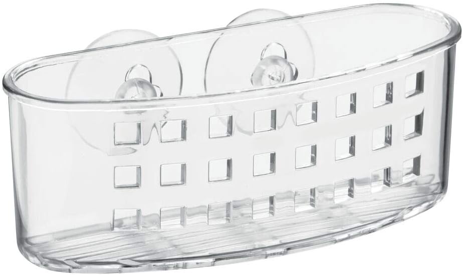 iDesign BPA-Free Plastic Shower Caddy Organizer Basket - Clear 65x275x25