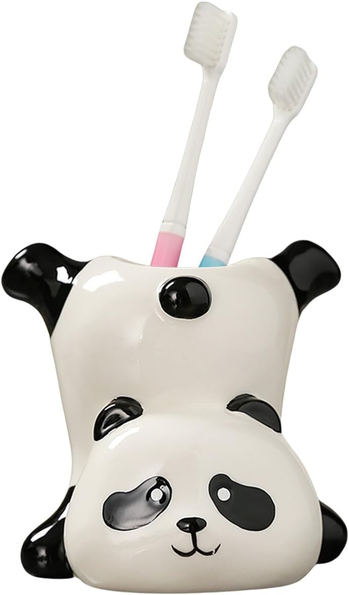 Cool Ceramic Panda Toothbrush Holder