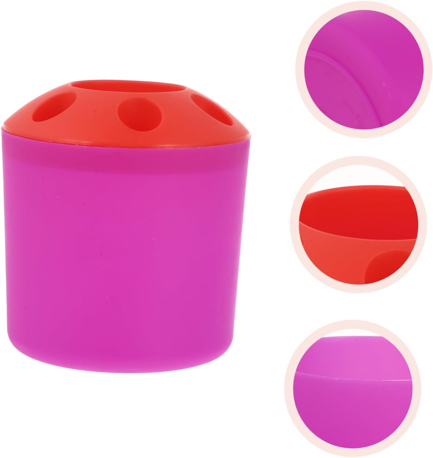 Beatifufu Toothbrush Holder 4 Slot Organizer