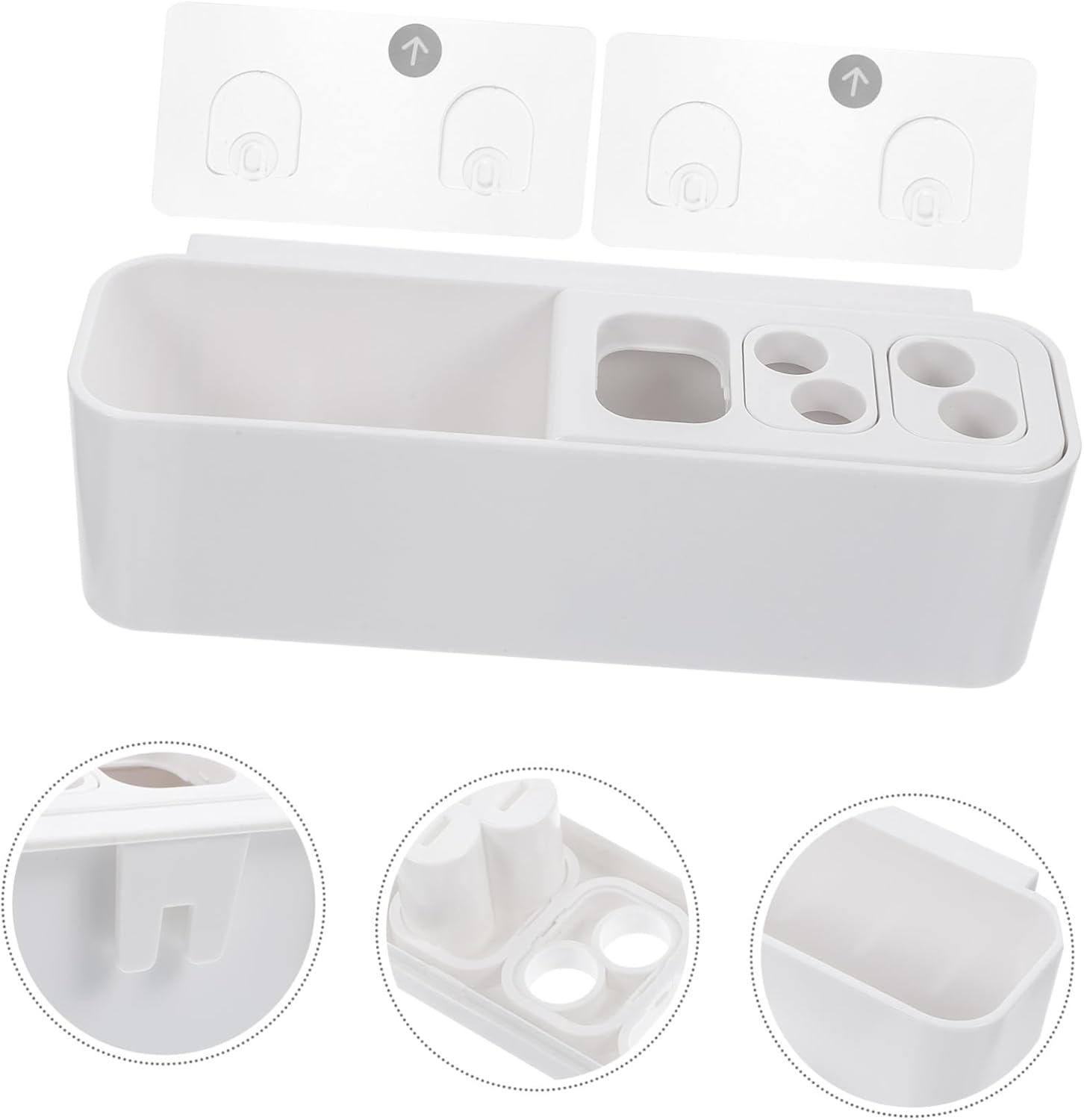 Amosfun Wall Mounted Electric Toothbrush Holder