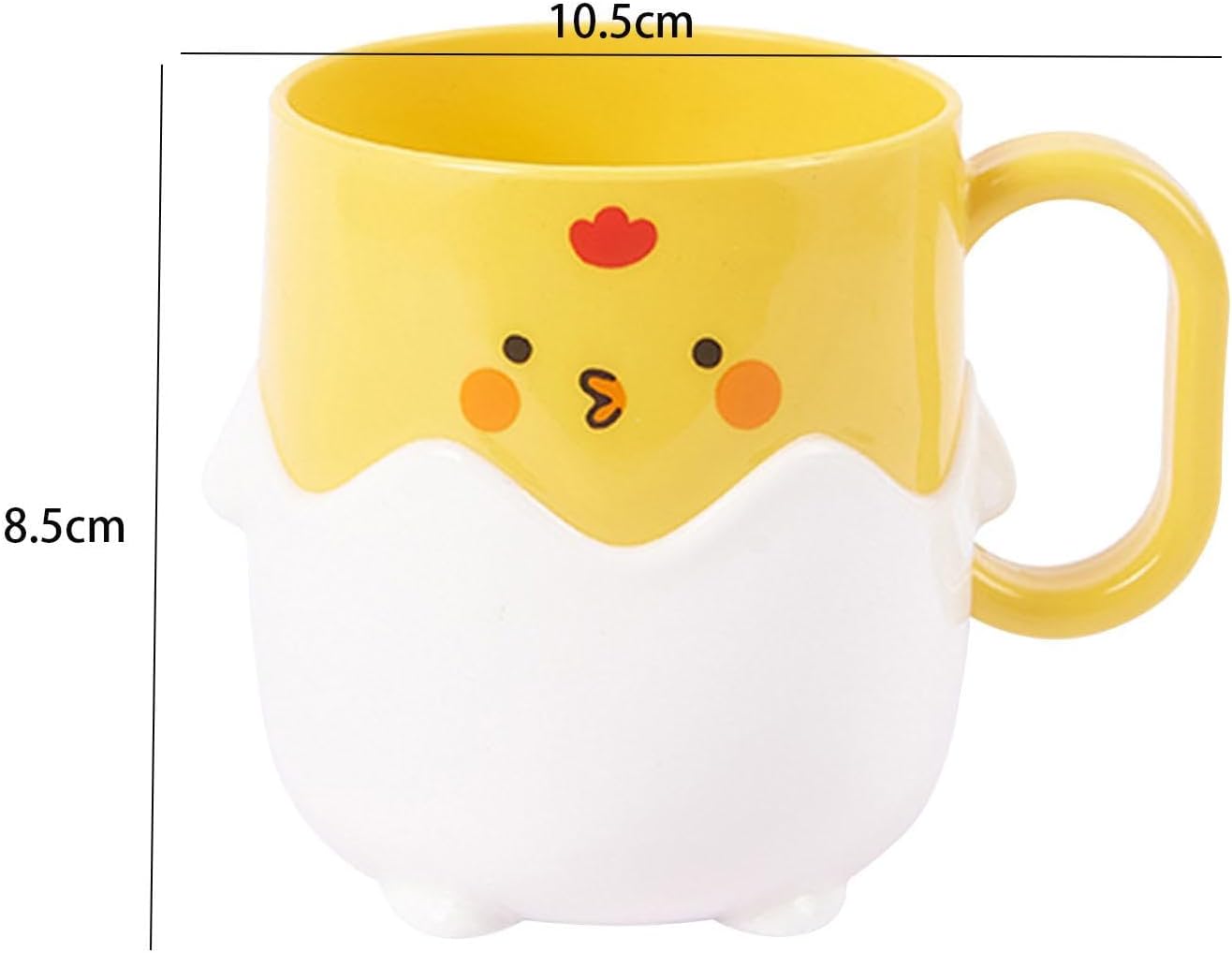 Cartoon Toothbrush Cup - Portable Drop-Resistant
