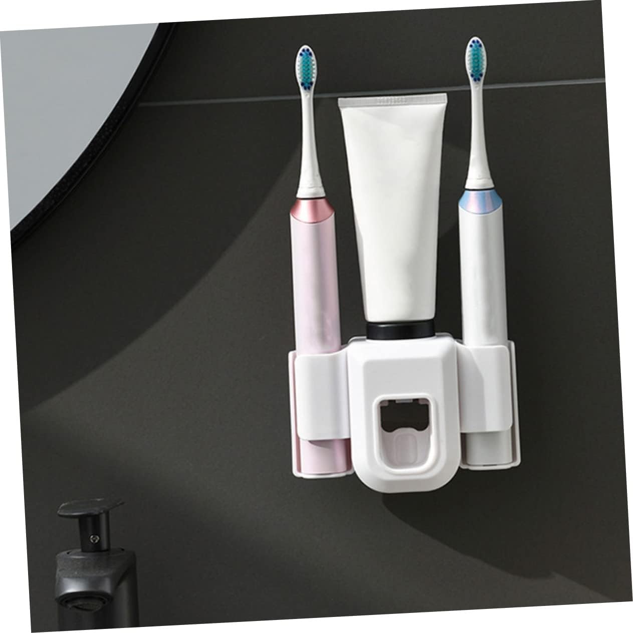 RORPOIR Wall-Mounted Toothbrush Toothpaste Organizer