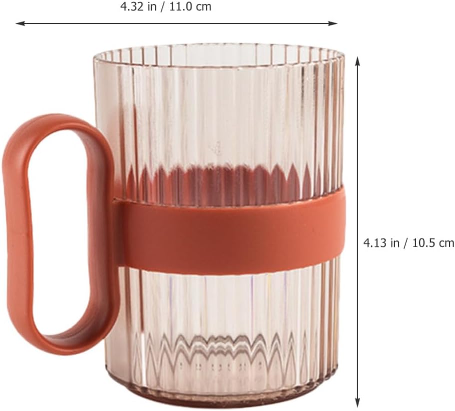Kichvoe 4pcs Reusable Bathroom Cups Toothbrush Holder