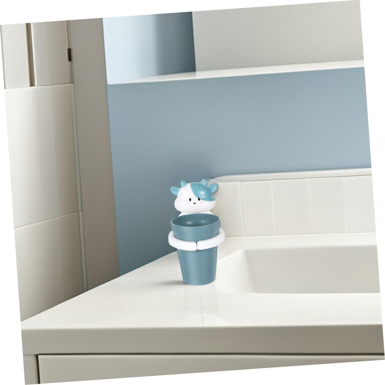 Cute Cartoon Toothbrush Holder Set for Boys and Girls