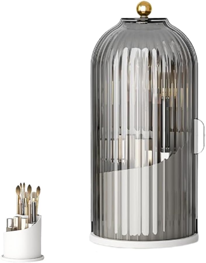 Rotating Toothbrush Organizer