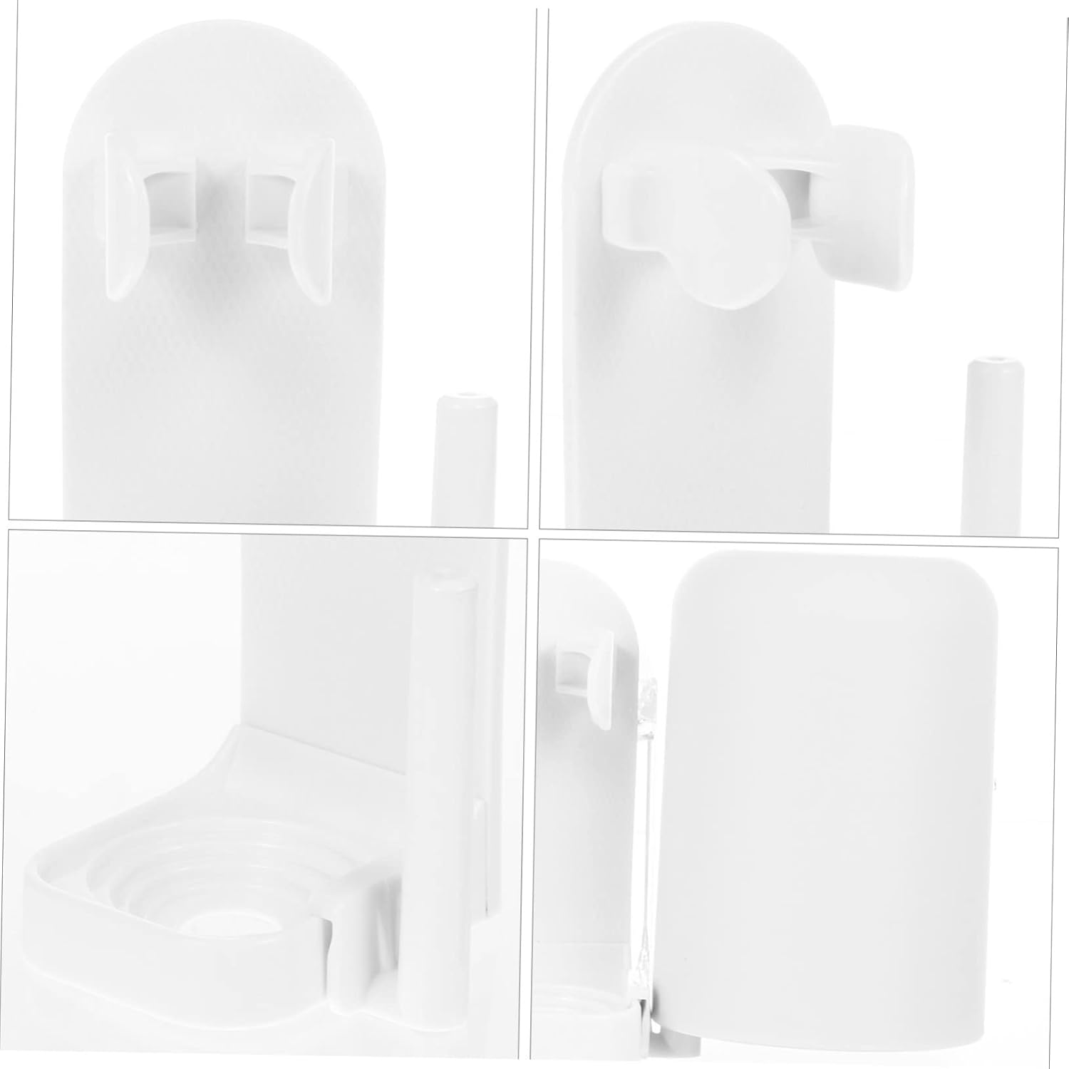 2-Pack Wall-Mounted Toothbrush Holders Set