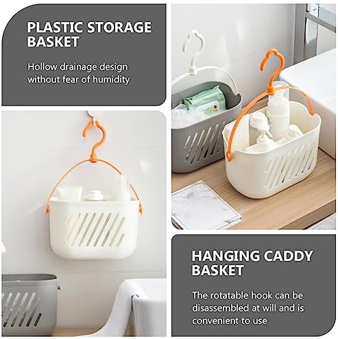 DOITOOL Plastic Hanging Shower Basket with Hook