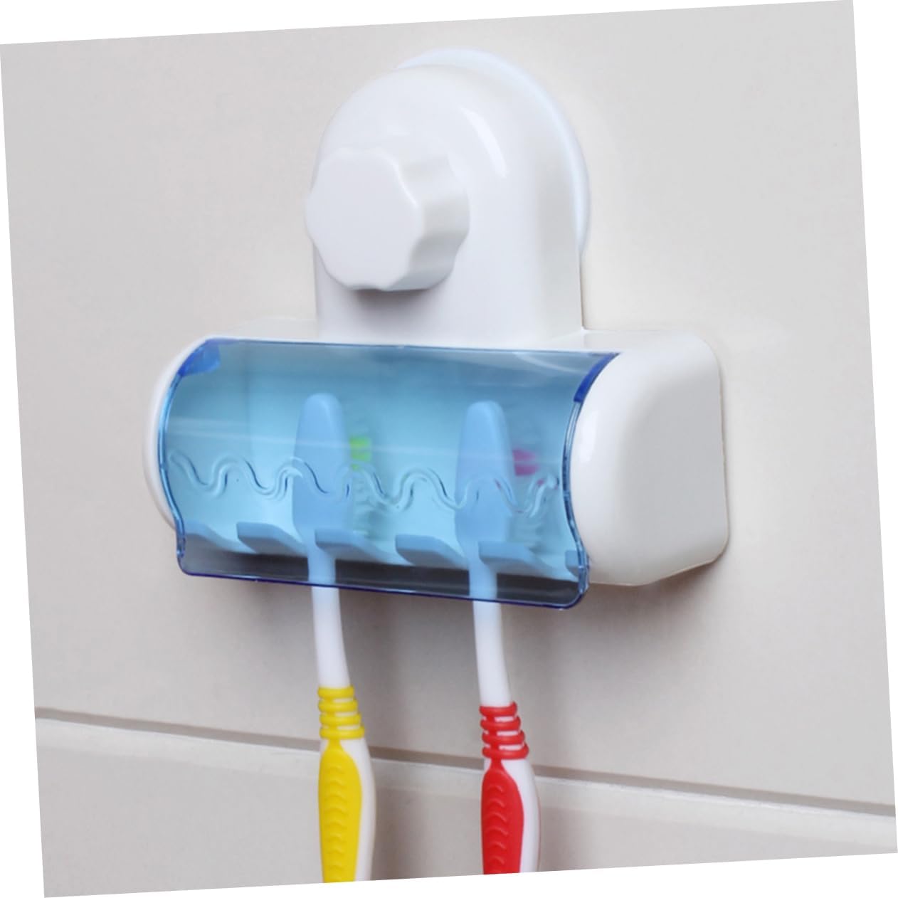 5 Racks Suction Toothbrush Holder