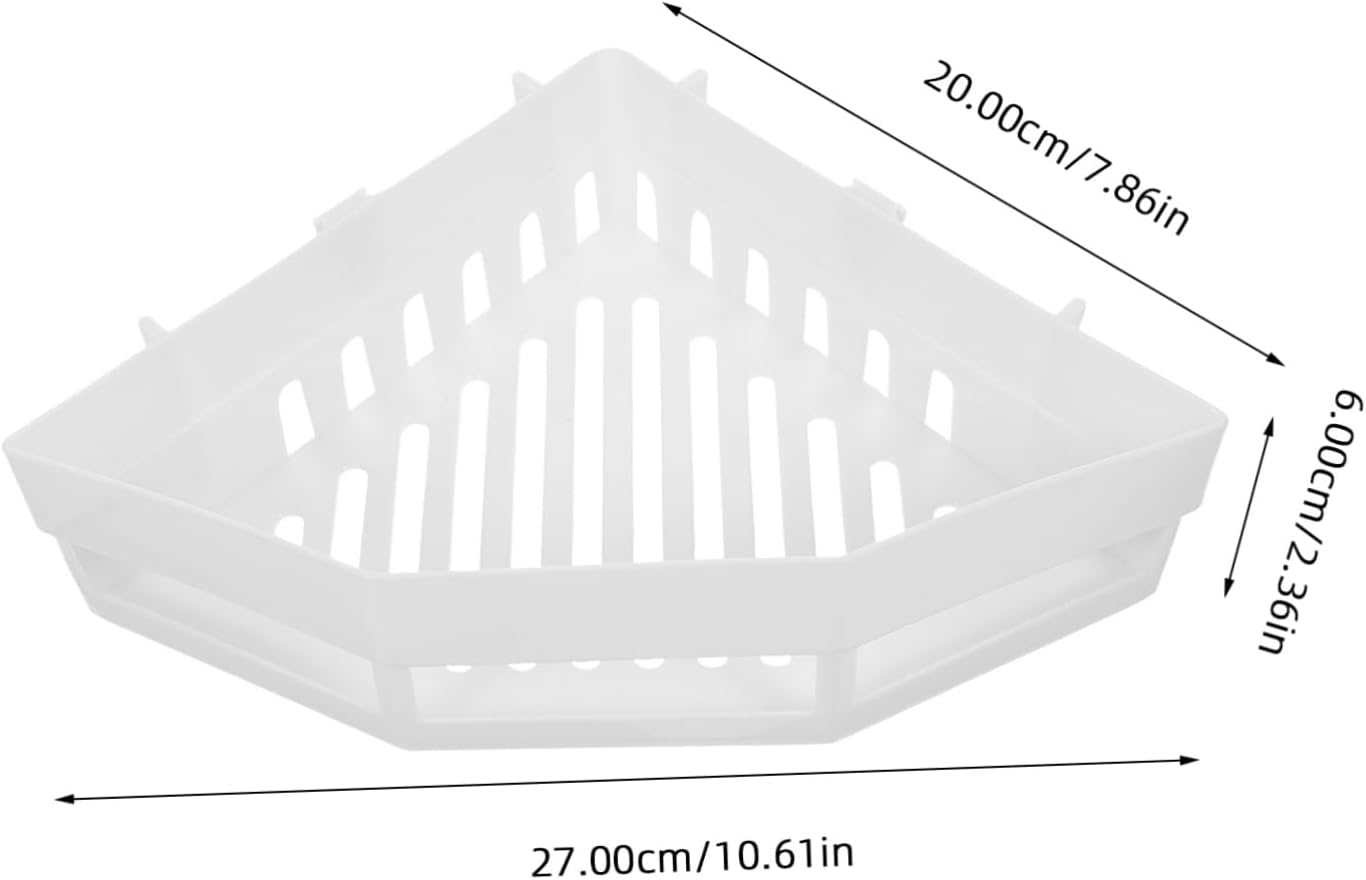 DRIP-READY No Drilling Corner Shower Organizer
